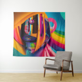 ヒッピー・バン タペストリー (インサイチュ(横))