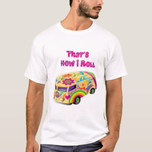 ヒッピー バン レトロ 私のスタイル Tシャツ