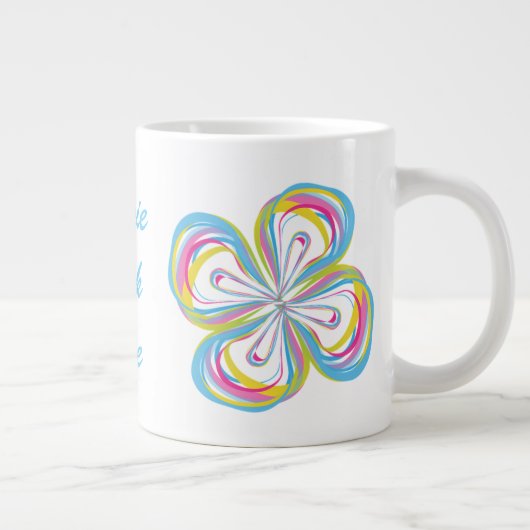 「ヒッピー·ヒック」付きジャンボサイズのマグ ジャンボコーヒーマグカップ (右)