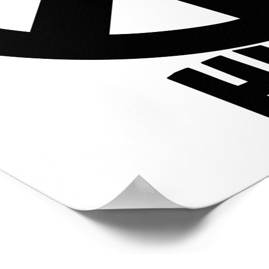 ヒッピー |ピースサインのヒッピー衣装ギフトアイディア ポスター (角)