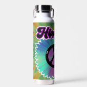 ヒッピー ピース タイダイ グルーヴィー マグボトル ウォーターボトル (正面)