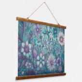 ヒッピー・ブルース 吊り下げ型タペストリー (傾斜あり)