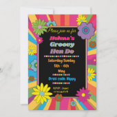 ヒッピー・ヘン・ド・バチェロレッテ・ヘンの週末 招待状 (正面)