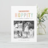 ヒッピー・ホッピティ・イースター |フォトコラージュ復活祭 シーズンカード (スタンド正面)