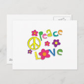 ヒッピー ポストカード (正面/裏面)