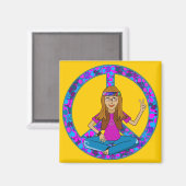 ヒッピー マグネット (正面/裏面)