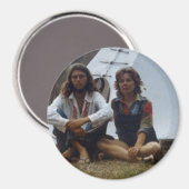 ヒッピー&マザーティピマグネット マグネット (正面/裏面)