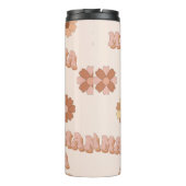 ヒッピー・ママのシームレスパターン。Groovy背景。M タンブラー (裏面)