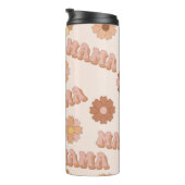 ヒッピー・ママのシームレスパターン。Groovy背景。M タンブラー (回転右)