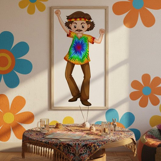 ヒッピー・マン・ポスター ポスター