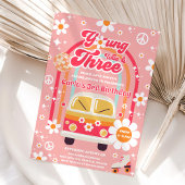 ヒッピー・ヤング・ワイルド & サード・グルービー・バースデー 招待状