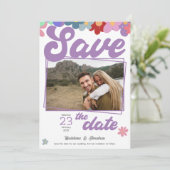 ヒッピー・レトロヴィンテージフローラフラワーパワーgroovy セーブザデート (スタンド正面)