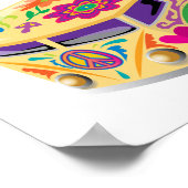 ヒッピー・ヴァン・レトロ転がi ポスター (角)