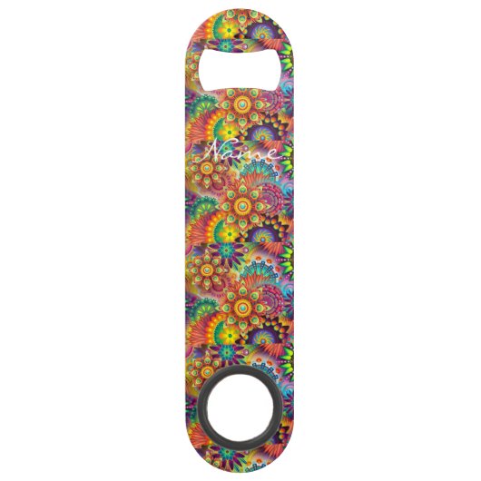 ヒッピーGroovyテクノサイケデリックサンダー_コーブ スピード栓抜き (正面)