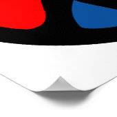 ヒッピーGroovy平和シンボル ポスター (角)