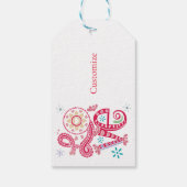 ヒッピーGroovy LoveサインThunder_Cove ギフトタグ (裏面)