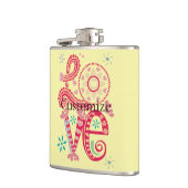 ヒッピーGroovy LoveサインThunder_Cove フラスク (左)
