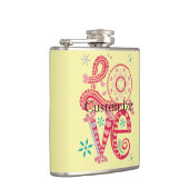 ヒッピーGroovy LoveサインThunder_Cove フラスク (右)