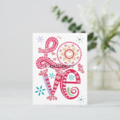 ヒッピーGroovy LoveサインThunder_Cove ポストカード (スタンド正面)