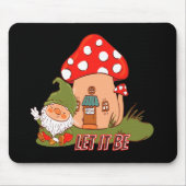 ヒッピーLet It Be格言 マウスパッド (正面)