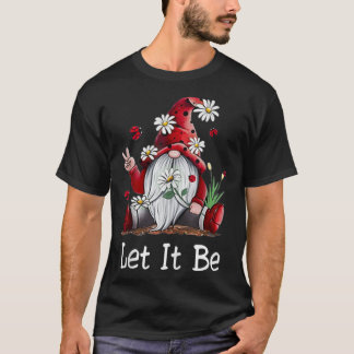ヒッピーLet It Be格言 Tシャツ