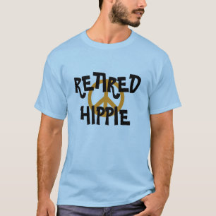 ヒッピ退職したー平和のシンボルtシャツ tシャツ