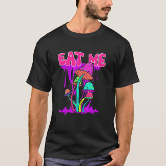 ヒッピ食べー菌魔法シロシビンシュルームフェスティバル Tシャツ