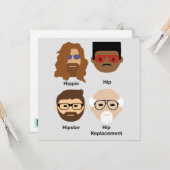 ヒップなグリーティングカードの進化 カード (正面/裏面インサイチュ)