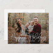 ヒップなライティングが楽しいホリデー ポストカード (正面/裏面)