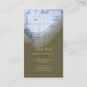 ヒップな建築家名刺 ラウレルグリーン 名刺 (裏面)