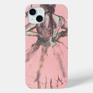 『ヒップに手を置く、背後からのダンサー』 by エドガール・ドガ iPhone 15 miniケース