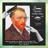 ヒップスカスタマイズル・ヴィンセント・ヴァンゴッホ理容師ショップ ウィンドウサイン (シート3)