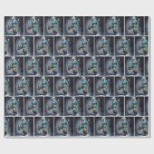 ヒップスターおばあちゃん踊りインスニーカー ラッピングペーパー (フラット)