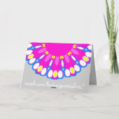 ヒップスターおもしろいフールズ記念日カード カード (裏面)