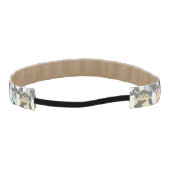 ヒップスターかわいい猫パターン アスレチックヘッドバンド (裏面)