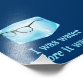 ヒップスターのアイスキューブは以前は水だったカッコいい フォトプリント            (角)