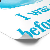 ヒップスターのアイスキューブは以前は水だったカッコいい ポスター (角)