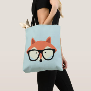 ヒップスターのアカギツネ トートバッグ