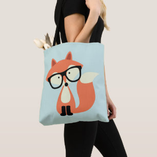 ヒップスターのアカギツネ トートバッグ