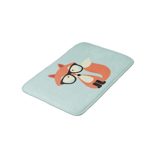 ヒップスターのアカギツネ バスマット (アングル)