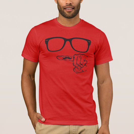 ヒップスターのアメリカ人のApperalの男性ワイシャツ Tシャツ (正面)