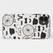 ヒップスターのオタクの髭ジャズ Case-Mate iPhoneケース (裏面(横))