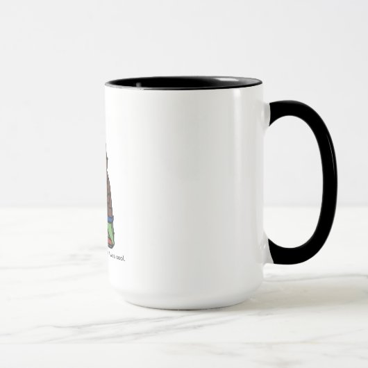 ヒップスターのカメのコーヒー・マグ マグカップ (右)
