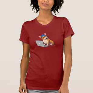 ヒップスターのコーギー2 Tシャツ
