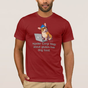 ヒップスターのコーギー2 Tシャツ