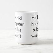 ヒップスターのコーヒー(2) コーヒーマグカップ (中央)