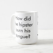 ヒップスターのコーヒー(2) コーヒーマグカップ (正面左)