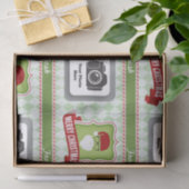 ヒップスターのサンタのティッシュペーパー 薄葉紙 (ギフト)