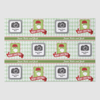 ヒップスターのサンタのティッシュペーパー 薄葉紙