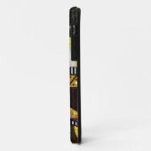 ヒップスターのシックな金フェイクなグリッターの銀河系のアズテック人 Case-Mate iPhoneケース (裏面/左)